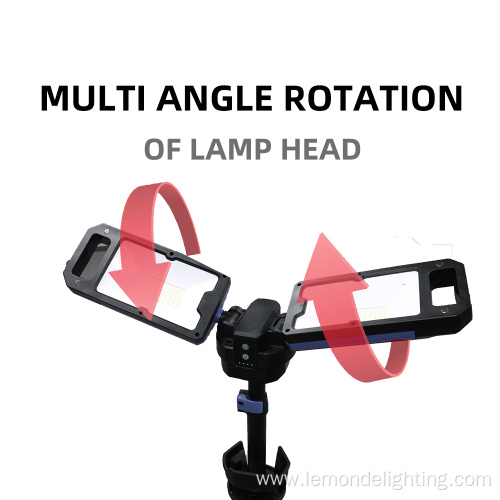 Rechargeable Twin Head COB LED Tripod Working Light